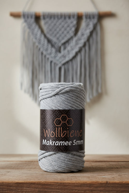 Wollbiene - Makramee Garn 5mm