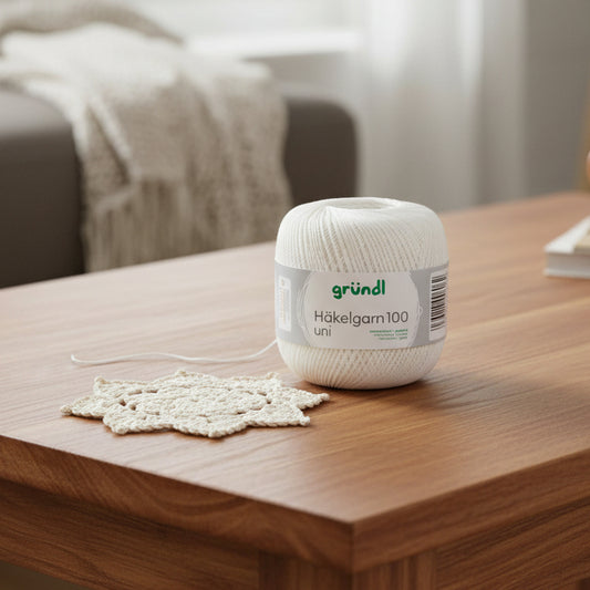 Gründl - Häkelgarn 100 uni
