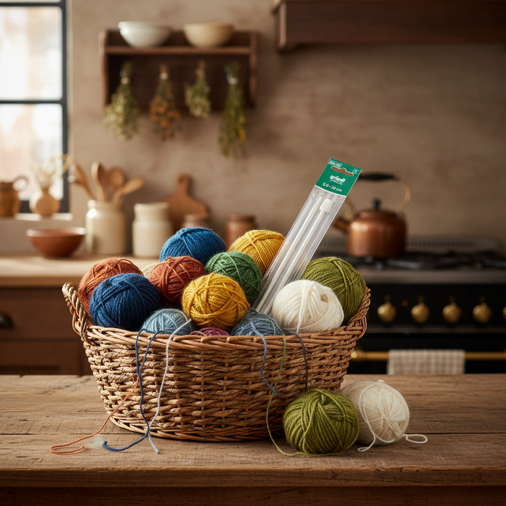 gründl - aiguilles à tricoter à pointe unique, aluminium