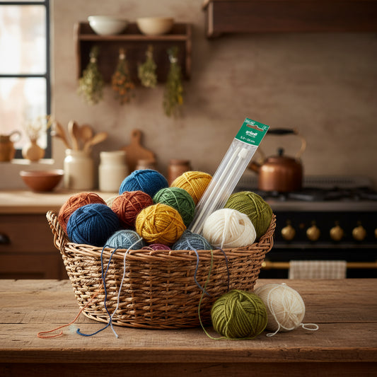 Jackenstricknadeln in verschiedenen Größen