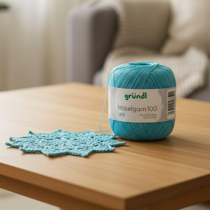 Gründl - Crochet yarn 100 uni