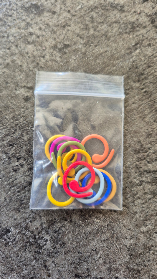 Maschenmarkierer - 10 Stück, bunt