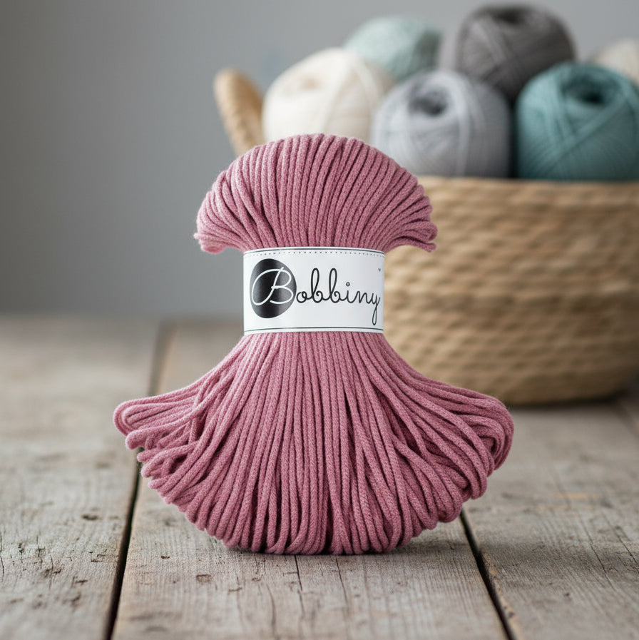 Bobbiny - braided cord 3mm / 100m