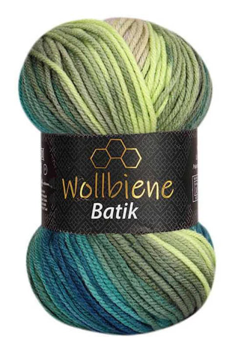 Wollbiene Batik