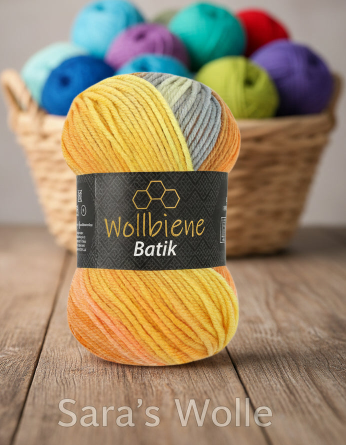 Wollbiene - Batik - Farbverlaufsgarn
