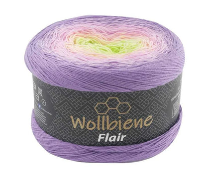 Wollbiene - Flair Cotton - Farbverlaufswolle