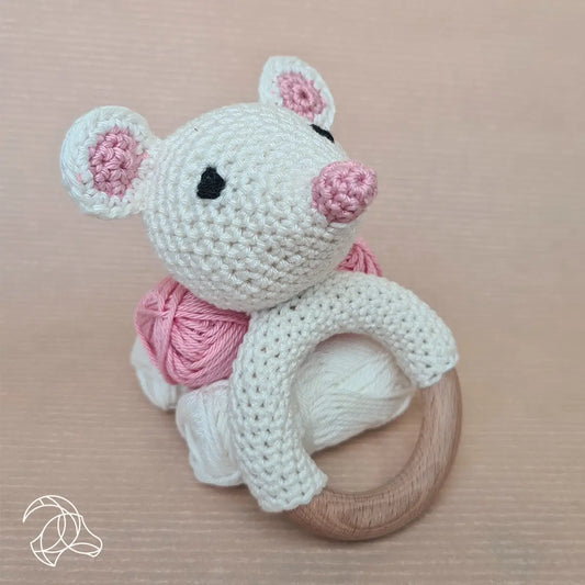 Hardicraft - Häkelpackung - Rattle Mouse