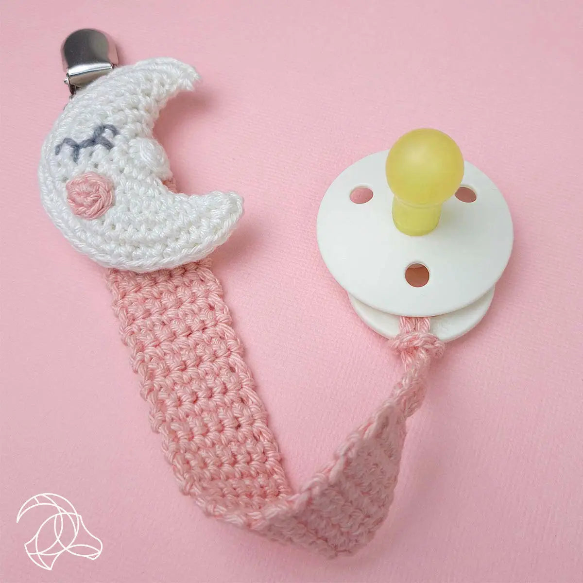Hardicraft - Crochet Kit - Pacifier Clip Moon